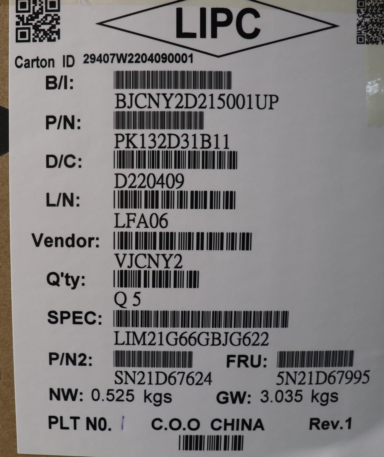 Lenovo Nbkyb Cs22 Fl Top,Bkbl,Chy,Uke - 5N21D67995