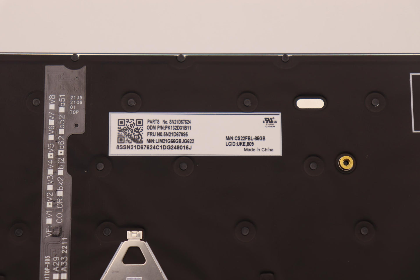 Lenovo Nbkyb Cs22 Fl Top,Bkbl,Chy,Uke - 5N21D67995