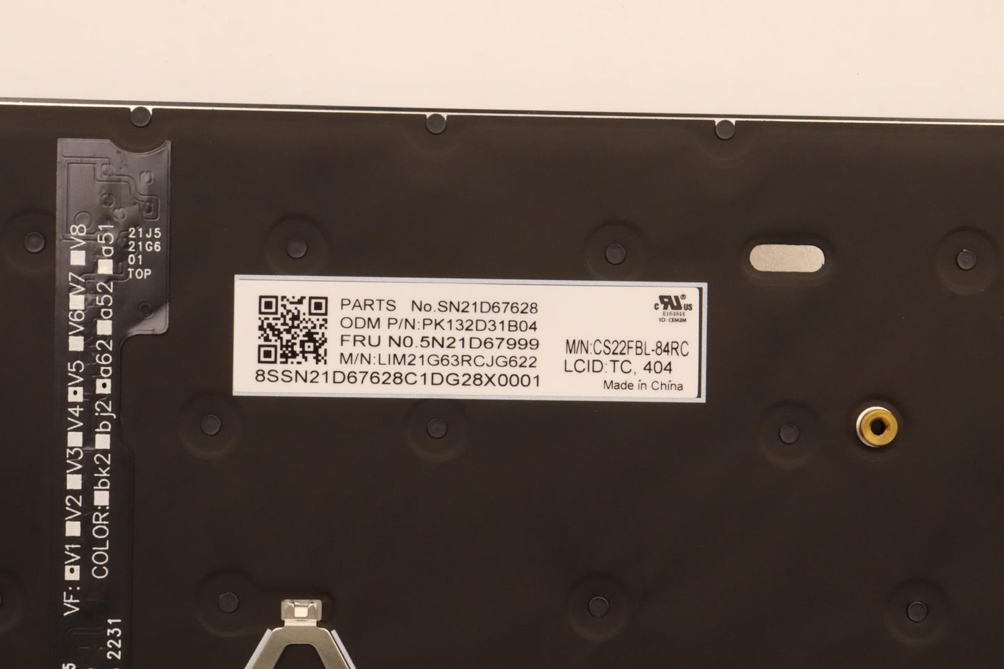 Lenovo Nbkyb Cs22 Fl Top,Bkbl,Chy,Tc - 5N21D67999