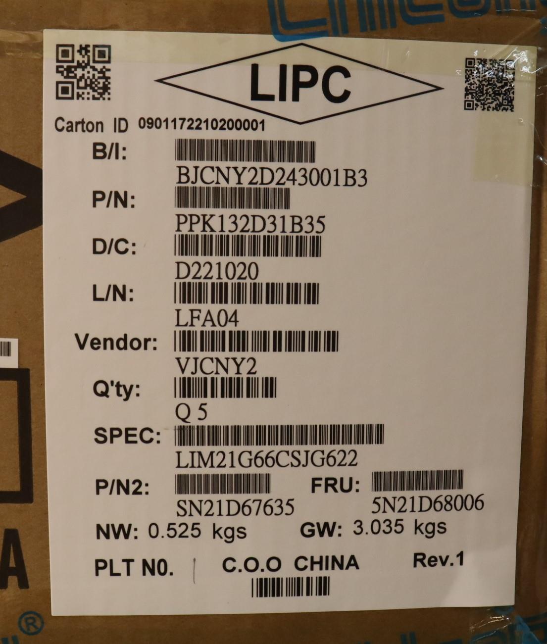 Lenovo Nbkyb Cs22 Fl Top,Bkbl,Chy,Cze - 5N21D68006