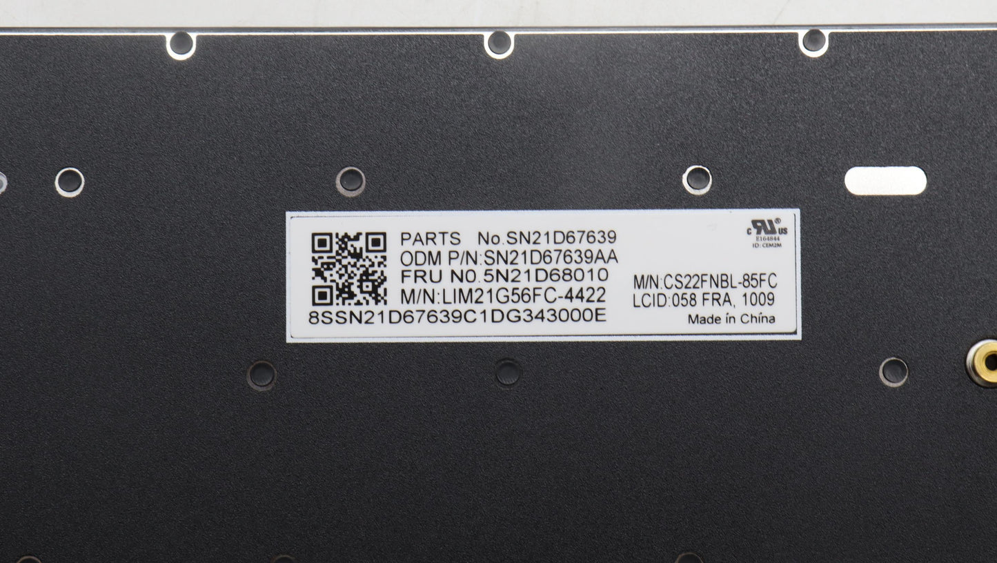 Lenovo Nbkyb Cs22 Fl Top,Bknbl,Chy,05 - 5N21D68010