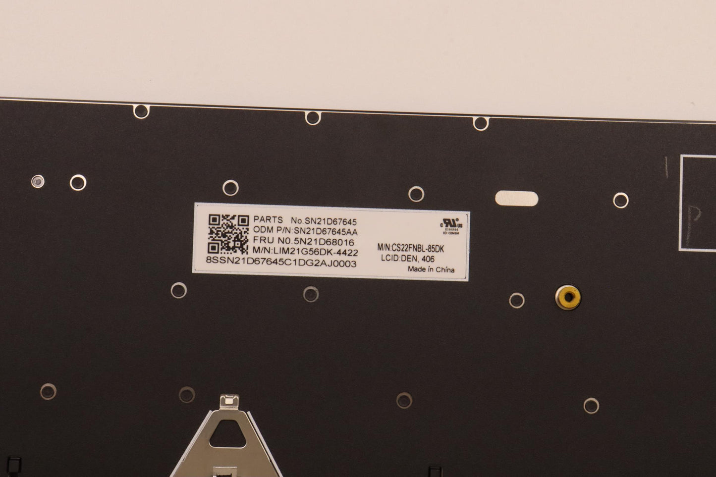 Lenovo Nbkyb Cs22 Fl Top,Bknbl,Chy,De - 5N21D68016