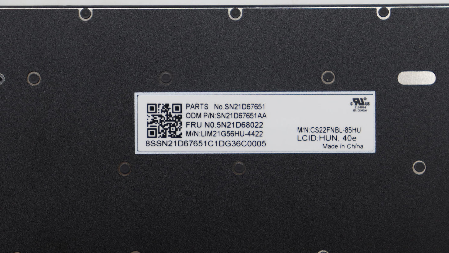 Lenovo Nbkyb Cs22 Fl Top,Bknbl,Chy,Hu - 5N21D68022