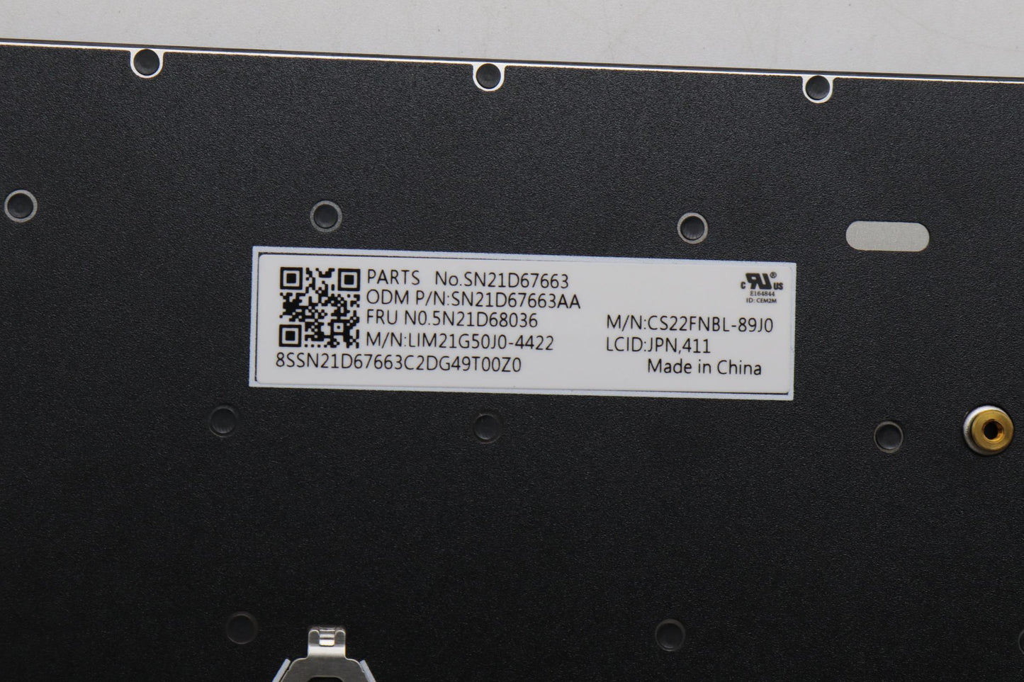Lenovo Nbkyb Cs22 Fl Top,Bknbl,Chy,Jp - 5N21D68036