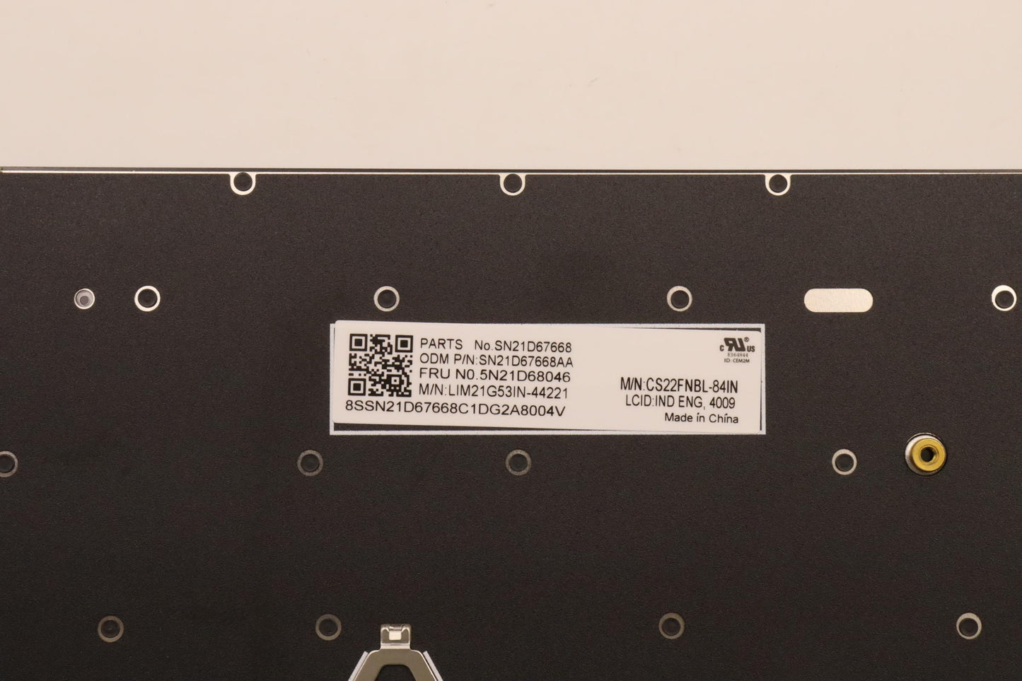 Lenovo Nbkyb Cs22 Fl Top,Bknbl,Chy,In - 5N21D68046