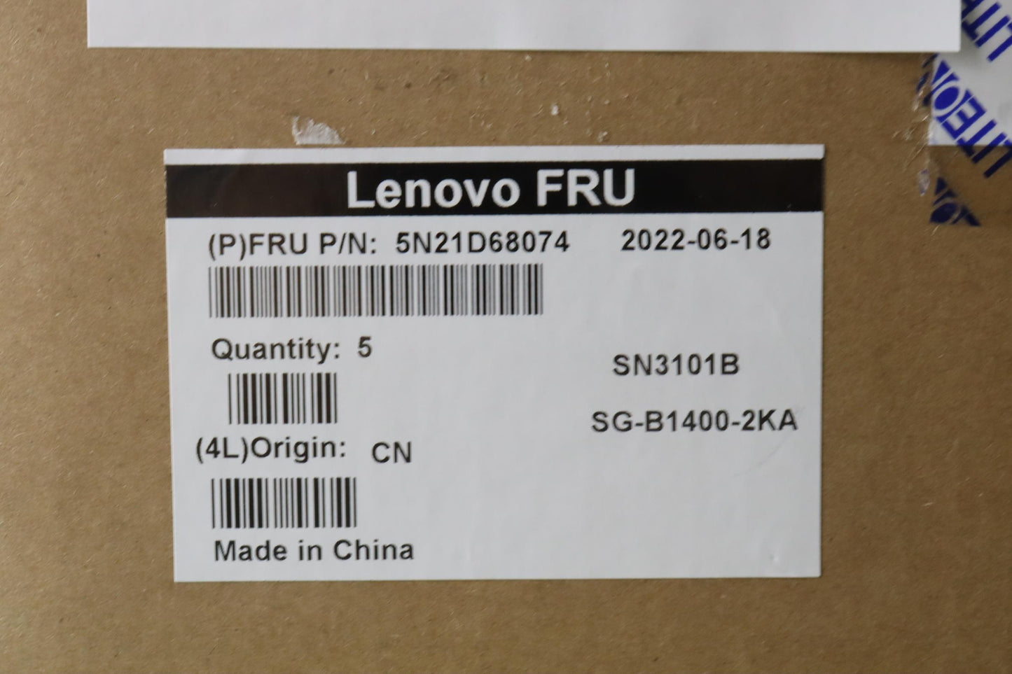 Lenovo Nb_Kyb Cs22 Fl Top,Bk-Bl,Ltn,D - 5N21D68074