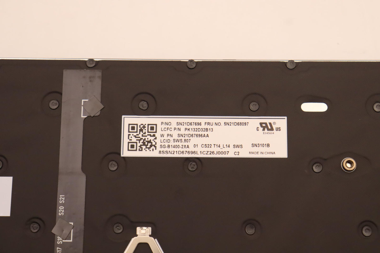 Lenovo Nb_Kyb Cs22 Fl Top,Bk-Bl,Ltn,S - 5N21D68097