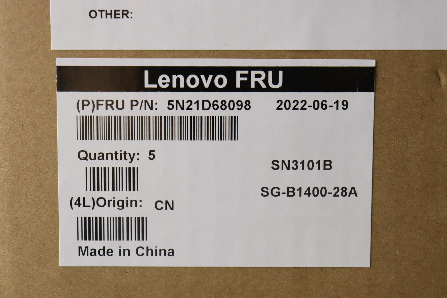 Lenovo Nb_Kyb Cs22 Fl Top,Bk-Bl,Ltn,T - 5N21D68098