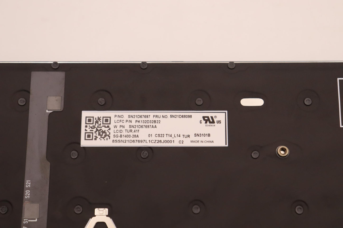 Lenovo Nb_Kyb Cs22 Fl Top,Bk-Bl,Ltn,T - 5N21D68098