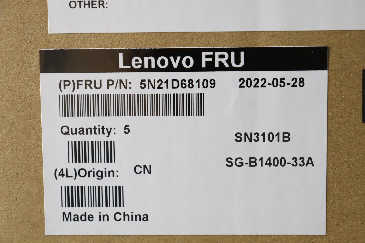 Lenovo Nb_Kyb Cs22 Fl Top,Bk-Bl,Ltn,T - 5N21D68109
