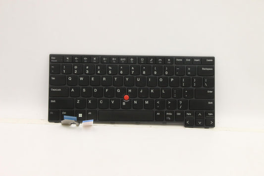 Lenovo Keyboard Internal, USA English, Non-Backlight, Black - 5N21D68123
