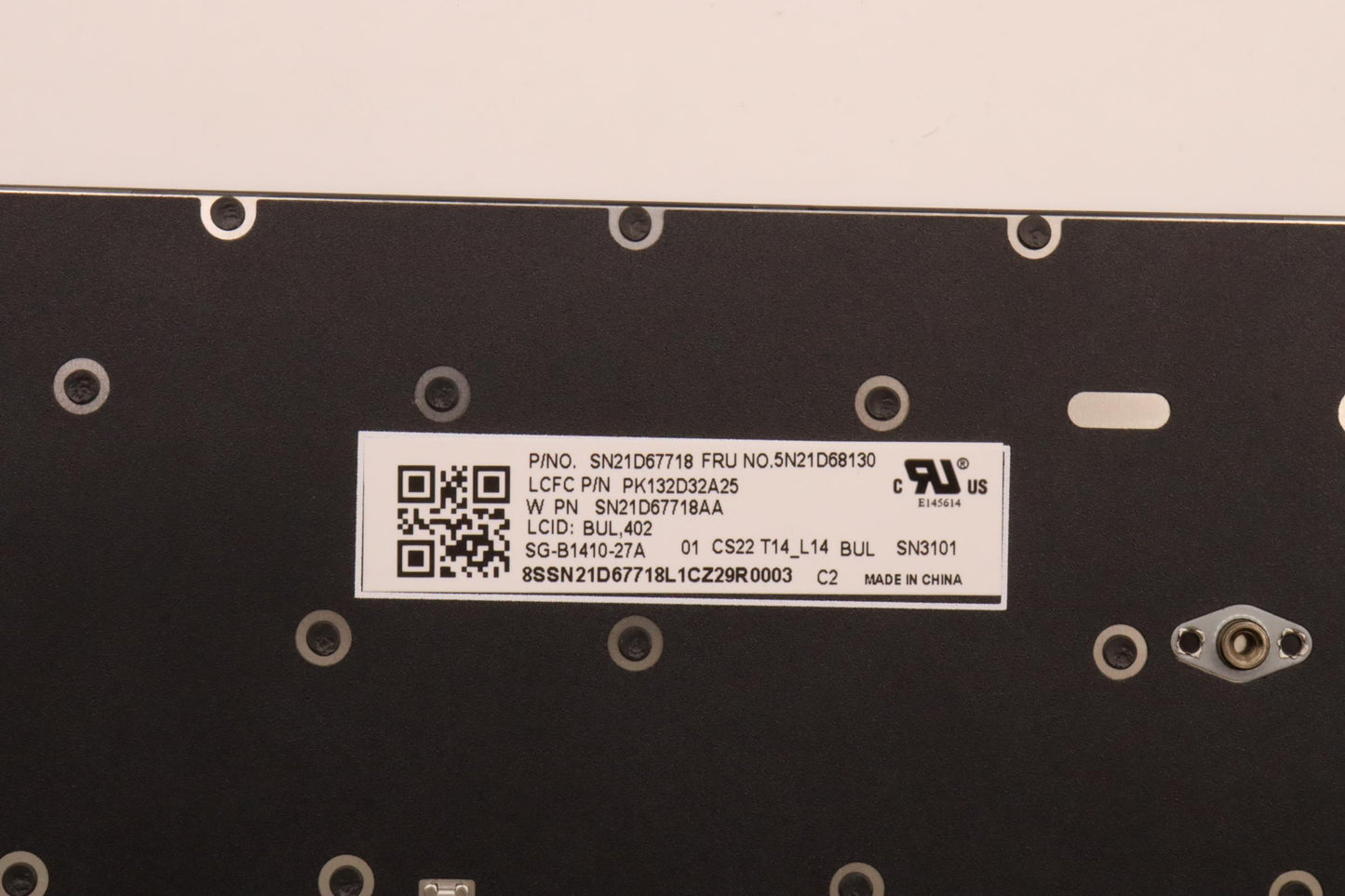Lenovo Nb_Kyb Cs22 Fl Top,Bk-Nbl,Ltn, - 5N21D68130