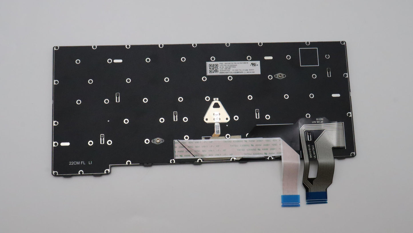 Lenovo Nb_Kyb Cs22 Fl Top,Bk-Nbl,Ltn, - 5N21D68135