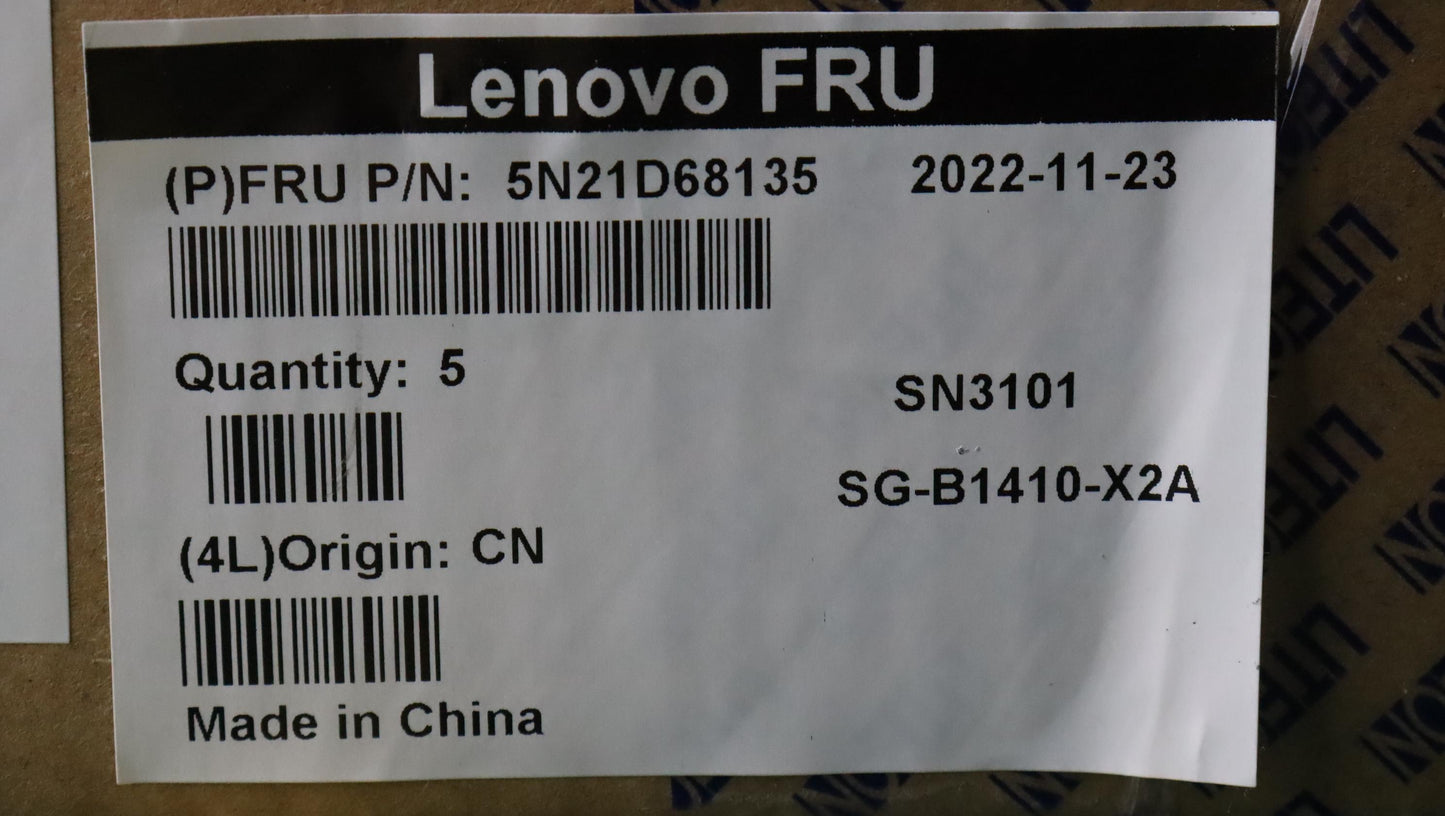 Lenovo Nb_Kyb Cs22 Fl Top,Bk-Nbl,Ltn, - 5N21D68135