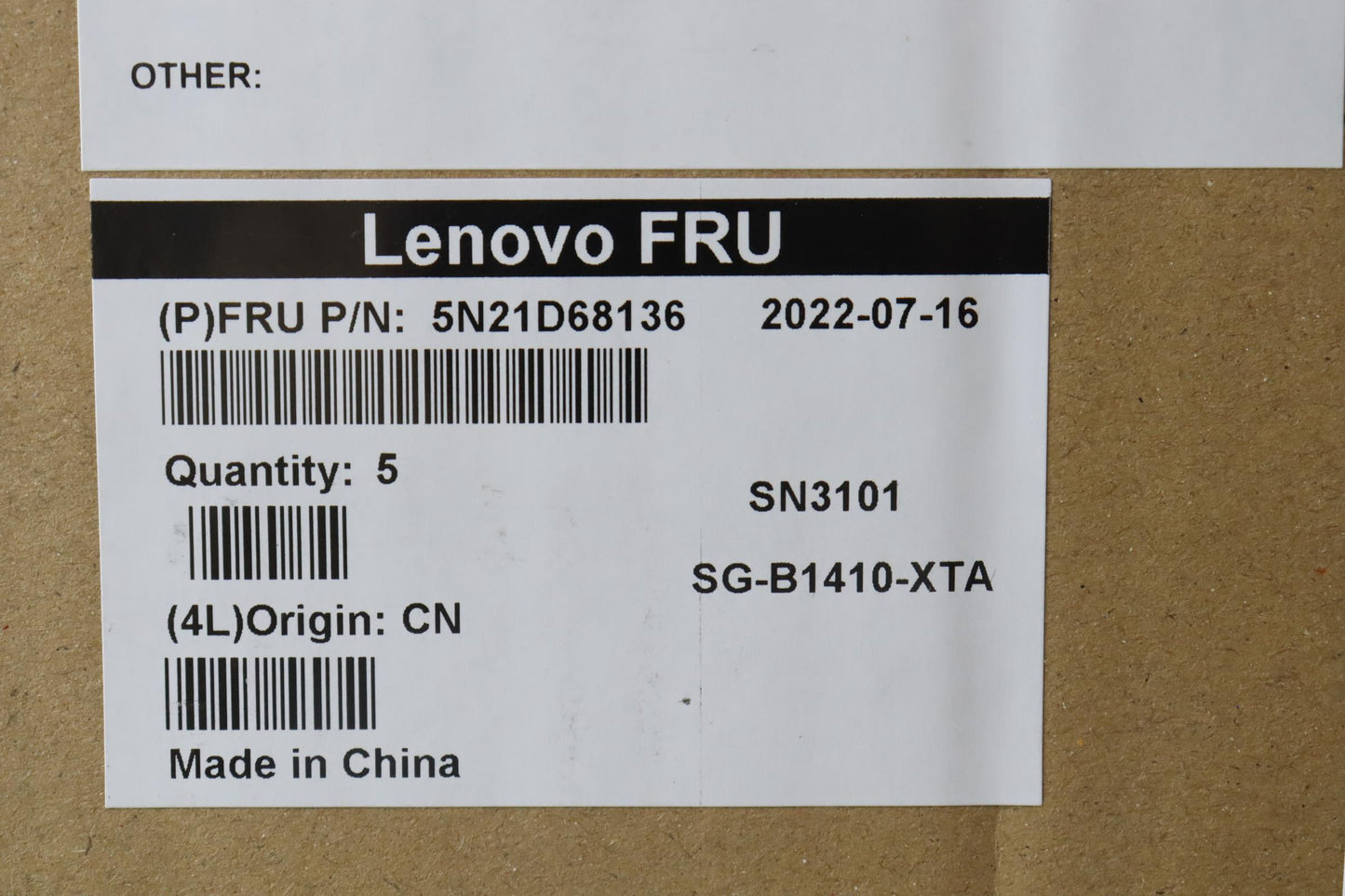 Lenovo Nb_Kyb Cs22 Fl Top,Bk-Nbl,Ltn, - 5N21D68136