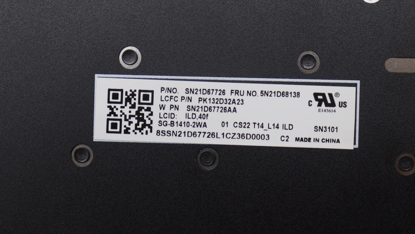 Lenovo Nb_Kyb Cs22 Fl Top,Bk-Nbl,Ltn, - 5N21D68138