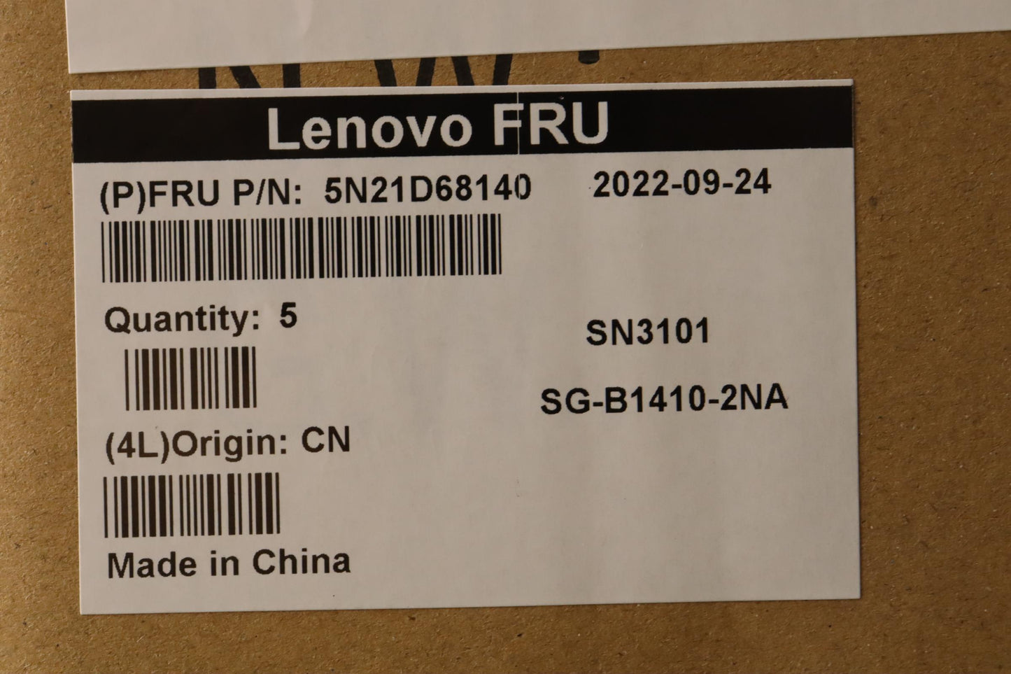 Lenovo Nb_Kyb Cs22 Fl Top,Bk-Nbl,Ltn, - 5N21D68140