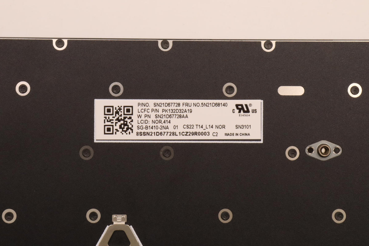Lenovo Nb_Kyb Cs22 Fl Top,Bk-Nbl,Ltn, - 5N21D68140