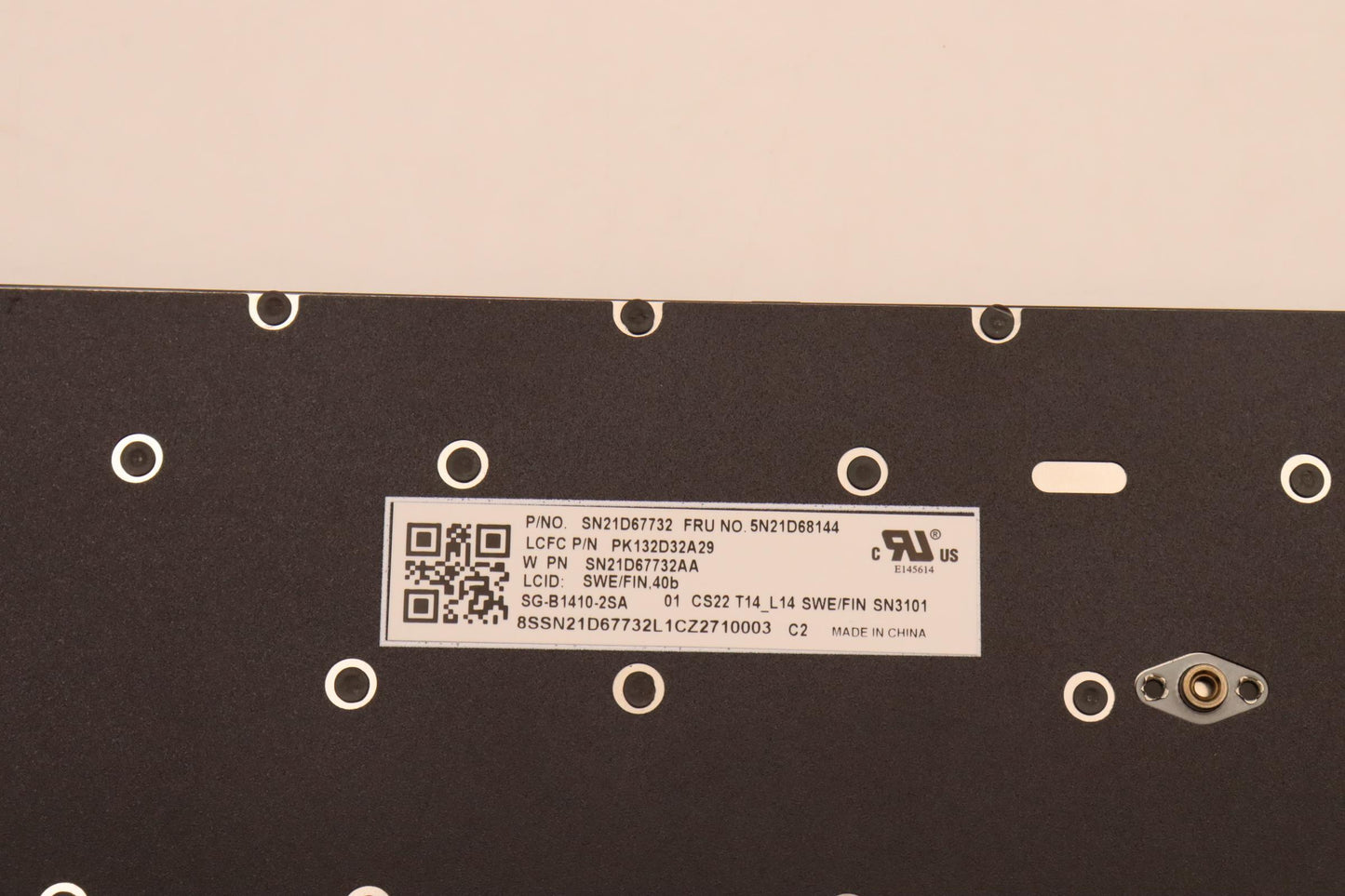 Lenovo Nb_Kyb Cs22 Fl Top,Bk-Nbl,Ltn, - 5N21D68144