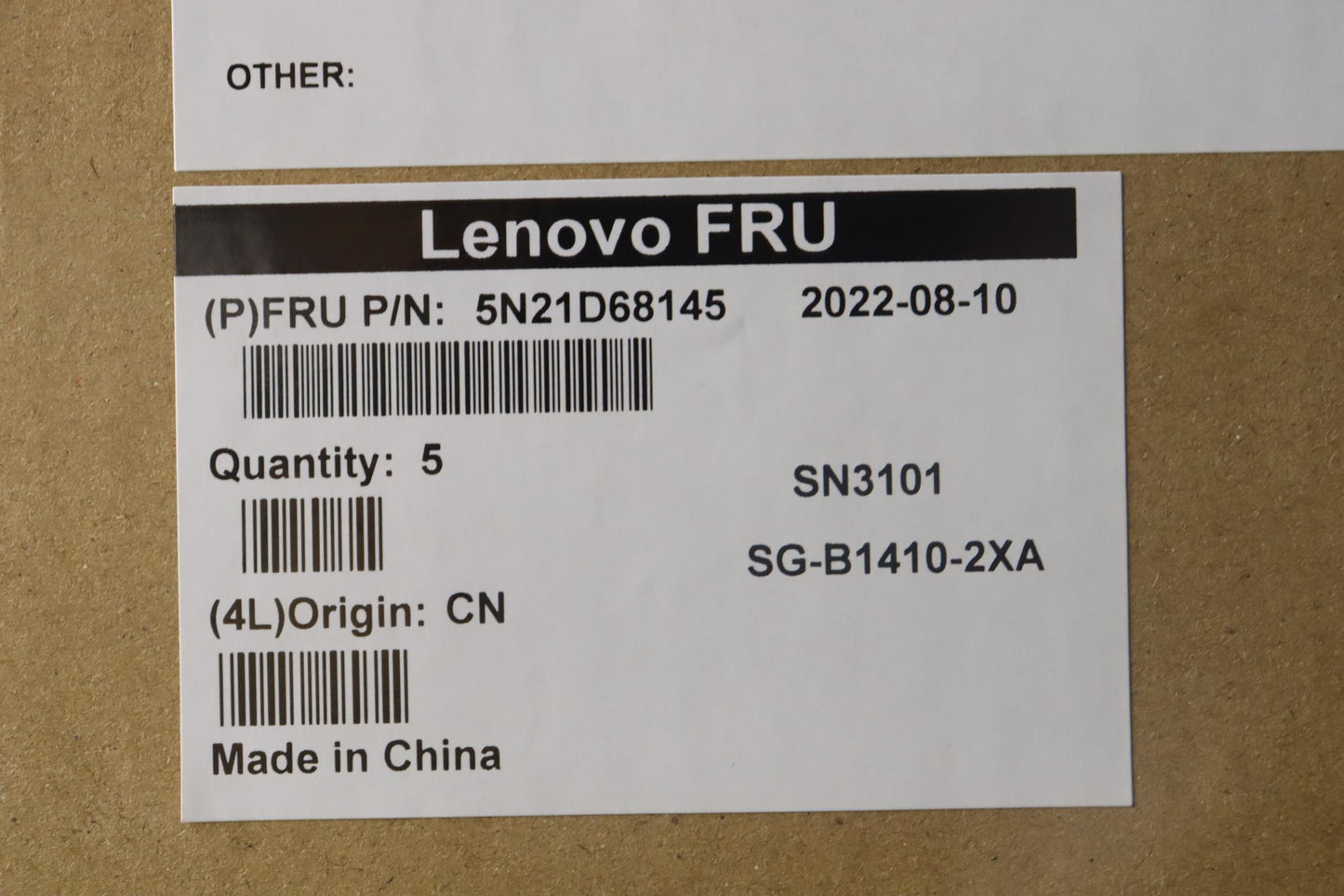 Lenovo Nb_Kyb Cs22 Fl Top,Bk-Nbl,Ltn, - 5N21D68145