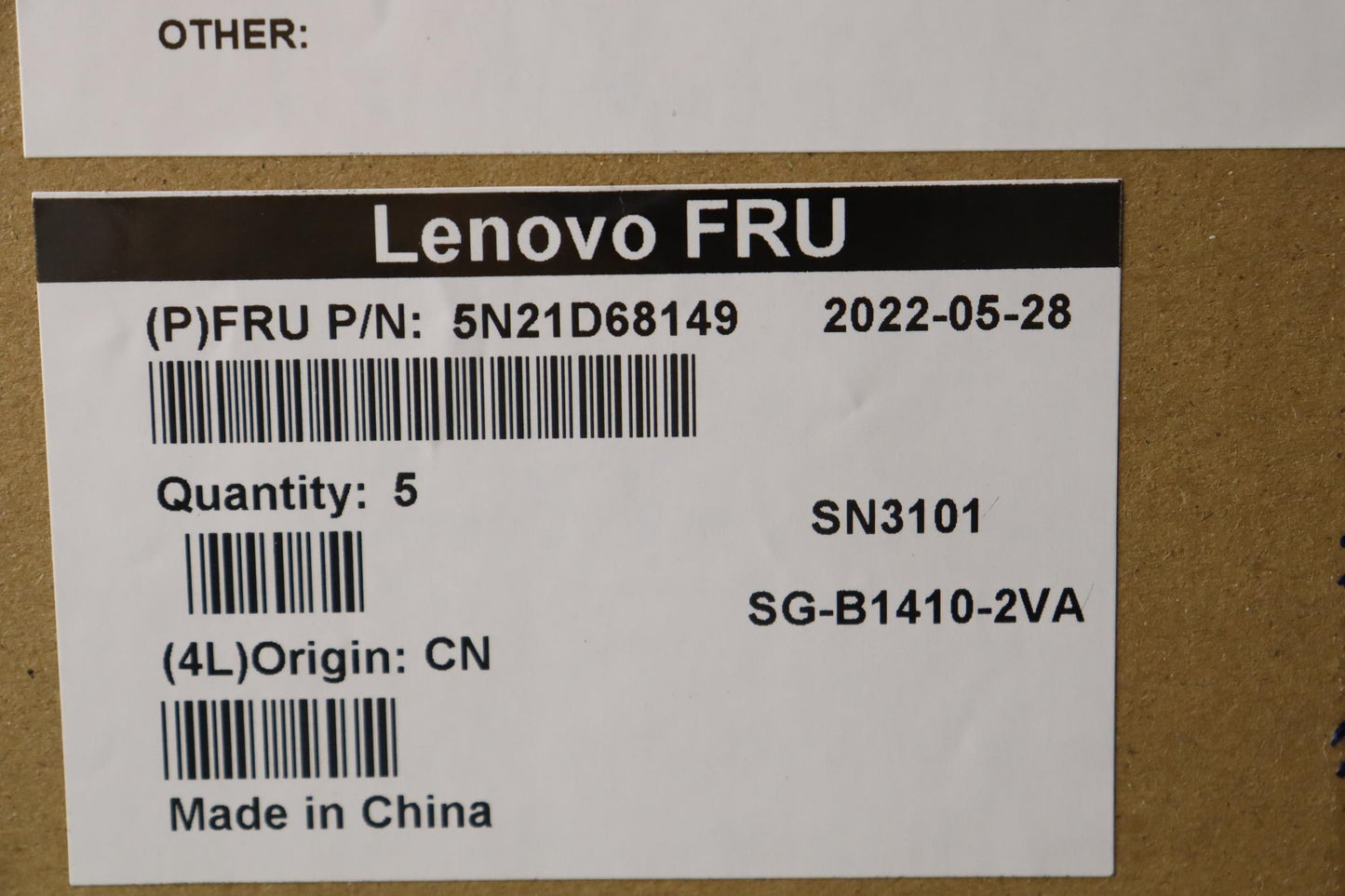 Lenovo Nb_Kyb Cs22 Fl Top,Bk-Nbl,Ltn, - 5N21D68149