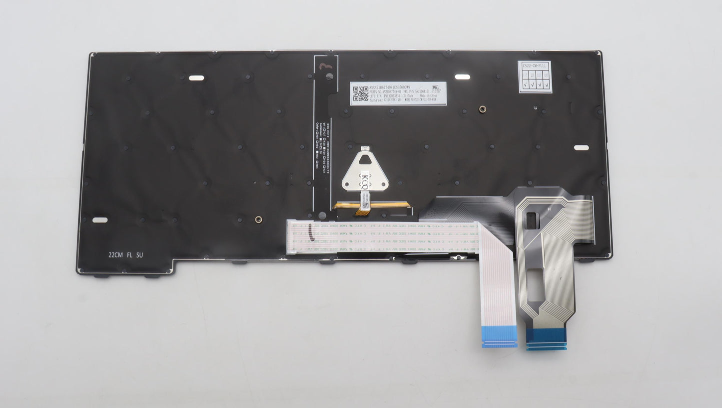 Lenovo Nb_Kyb Cs22 Fl Top,Bk-Bl,Srx,C - 5N21D68161