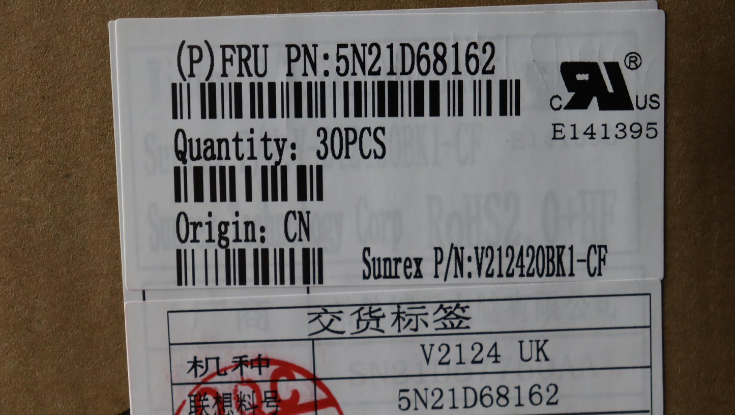 Lenovo Nb_Kyb Cs22 Fl Top,Bk-Bl,Srx,0 - 5N21D68162