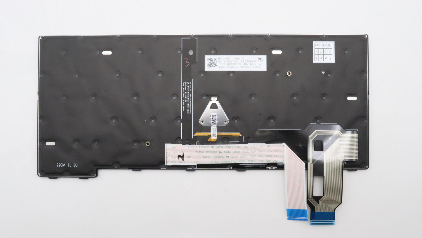 Lenovo Nb_Kyb Cs22 Fl Top,Bk-Bl,Srx,L - 5N21D68163