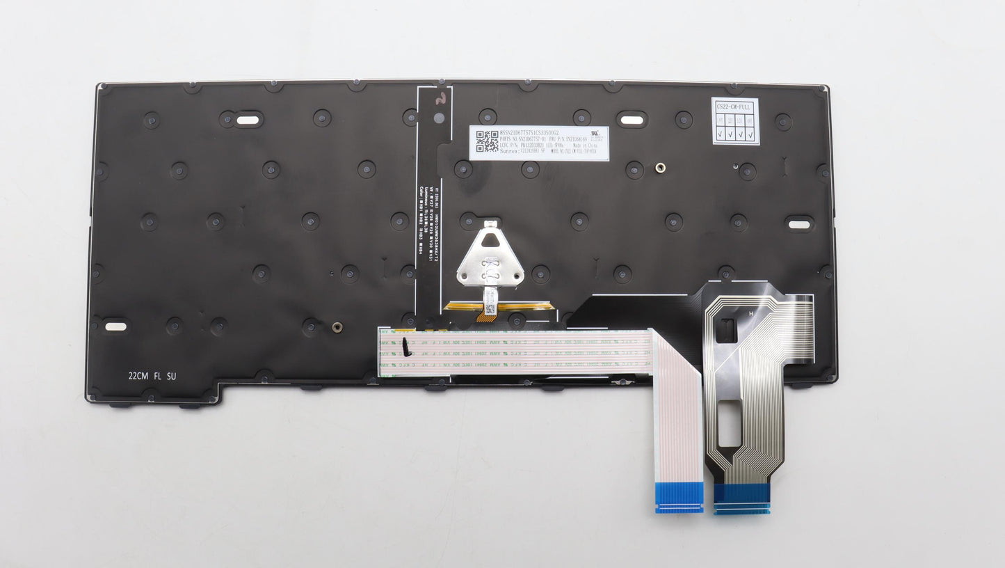 Lenovo Nb_Kyb Cs22 Fl Top,Bk-Bl,Srx,S - 5N21D68169