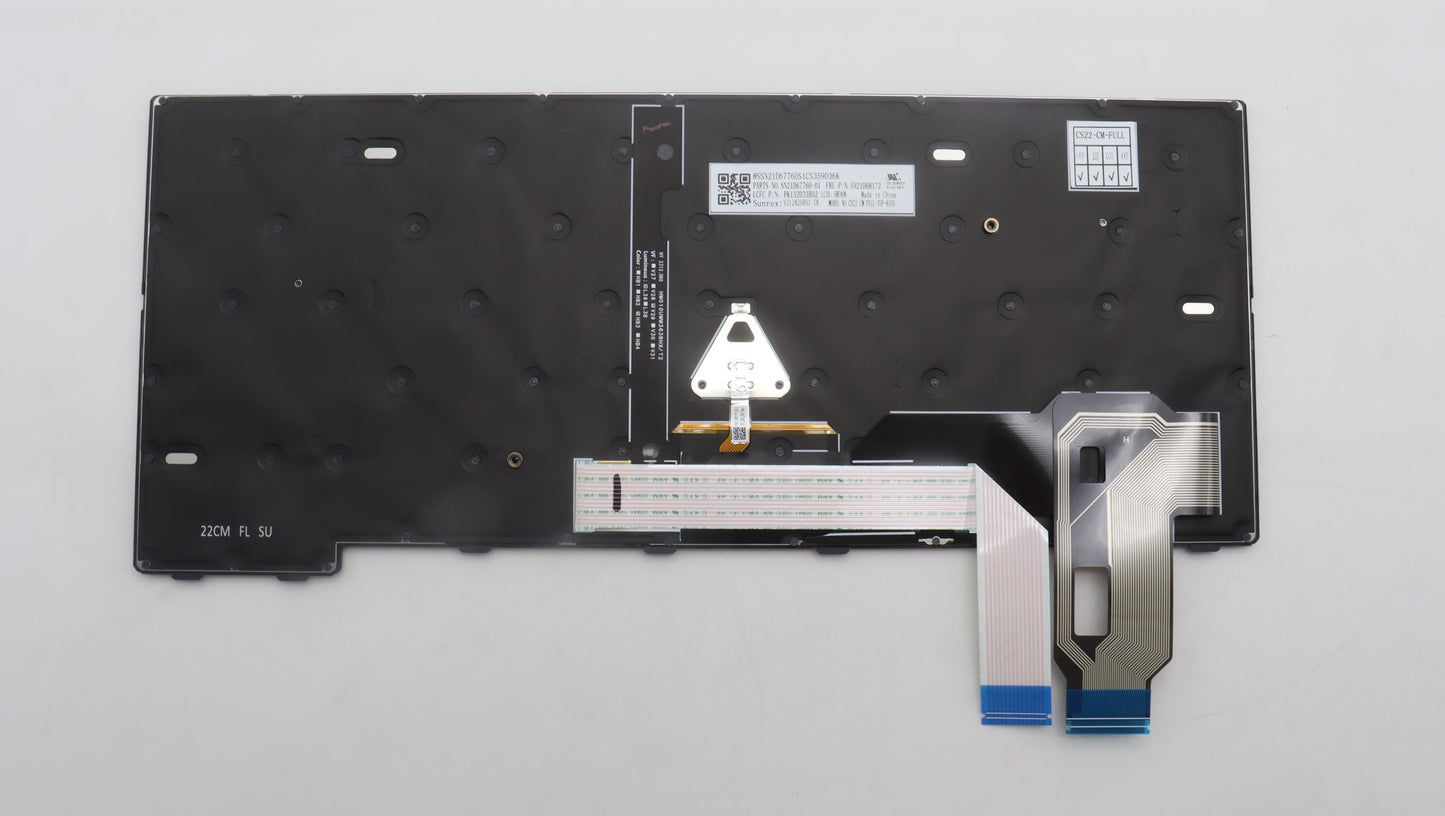 Lenovo Nb_Kyb Cs22 Fl Top,Bk-Bl,Srx,G - 5N21D68172