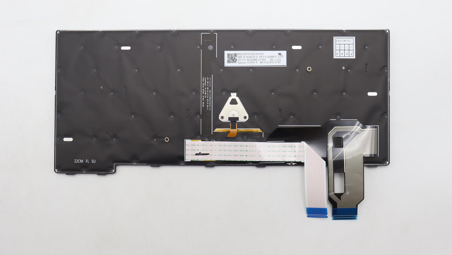 Lenovo Nb_Kyb Cs22 Fl Top,Bk-Bl,Srx,R - 5N21D68179