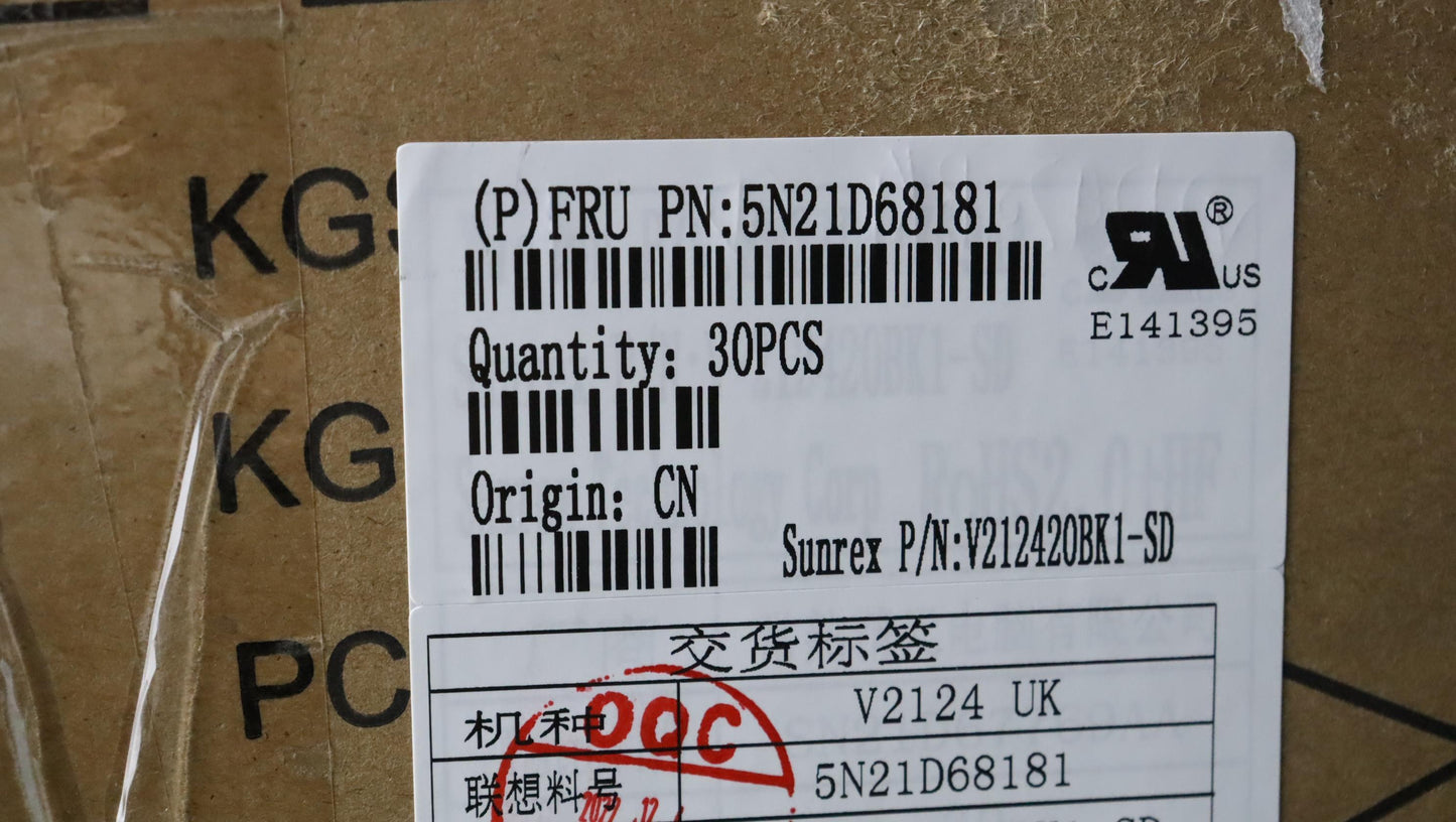 Lenovo Nb_Kyb Cs22 Fl Top,Bk-Bl,Srx,S - 5N21D68181