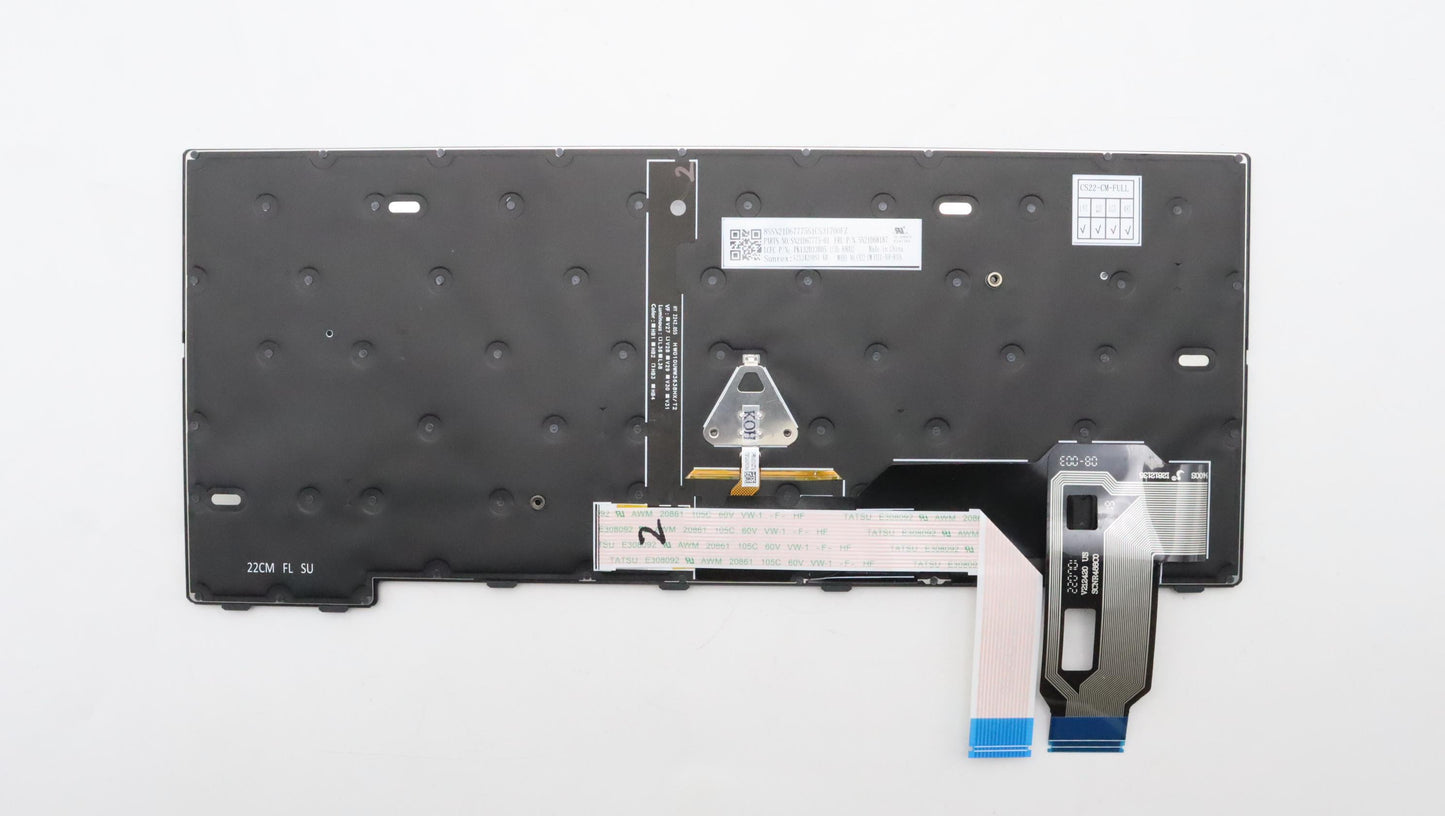 Lenovo Nb_Kyb Cs22 Fl Top,Bk-Bl,Srx,K - 5N21D68187