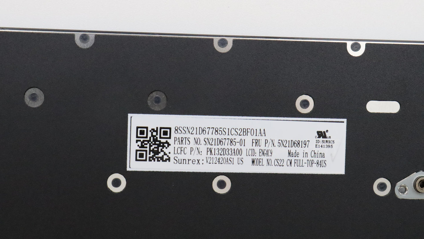 Lenovo Nb_Kyb Cs22 Fl Top,Bk-Nbl,Srx, - 5N21D68197