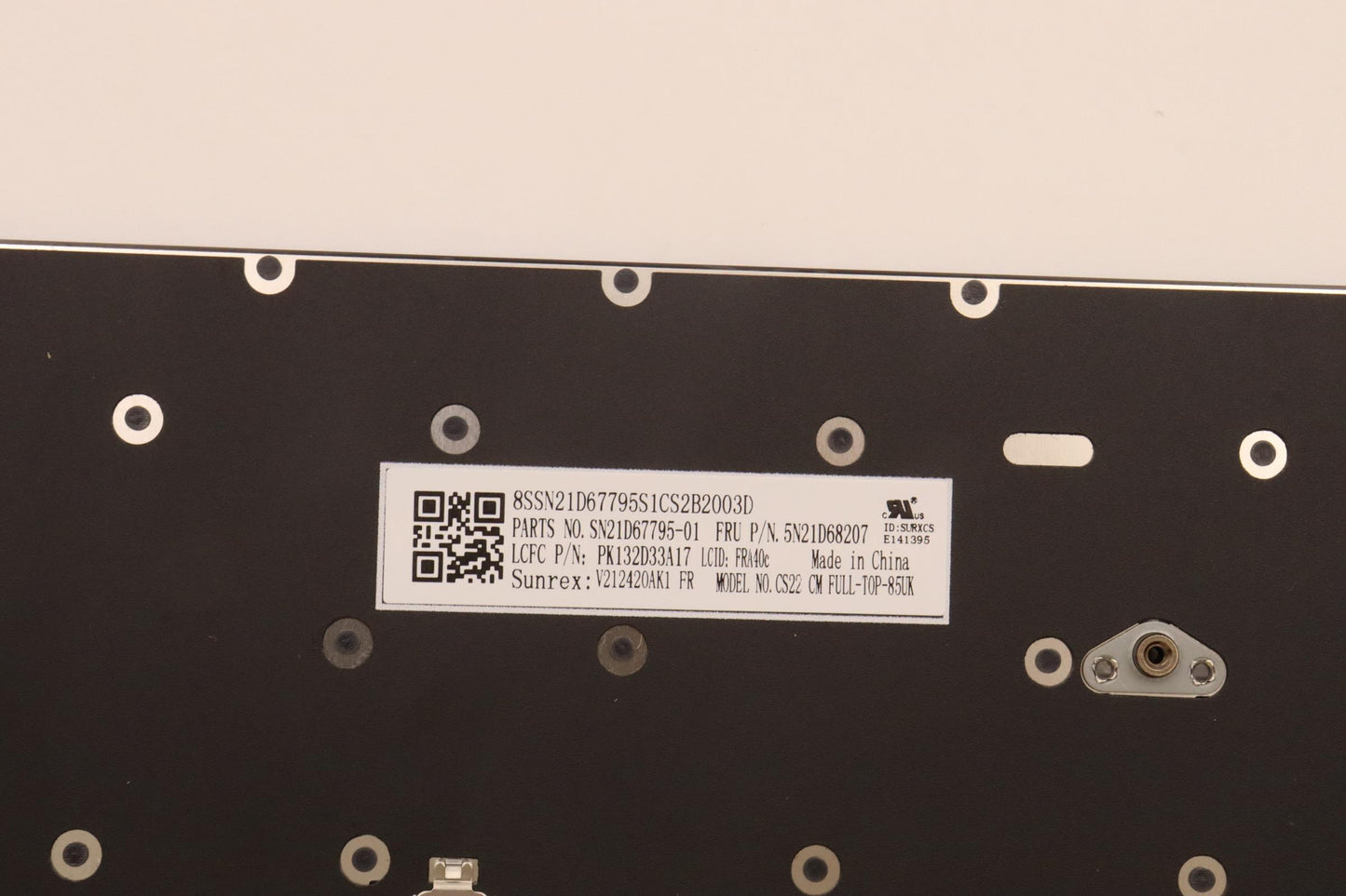 Lenovo French Keyboard, Non-Backlight, Black - 5N21D68207