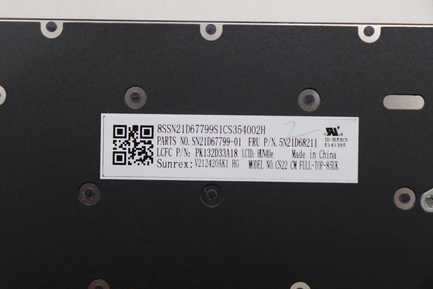 Lenovo Nb_Kyb Cs22 Fl Top,Bk-Nbl,Srx, - 5N21D68211