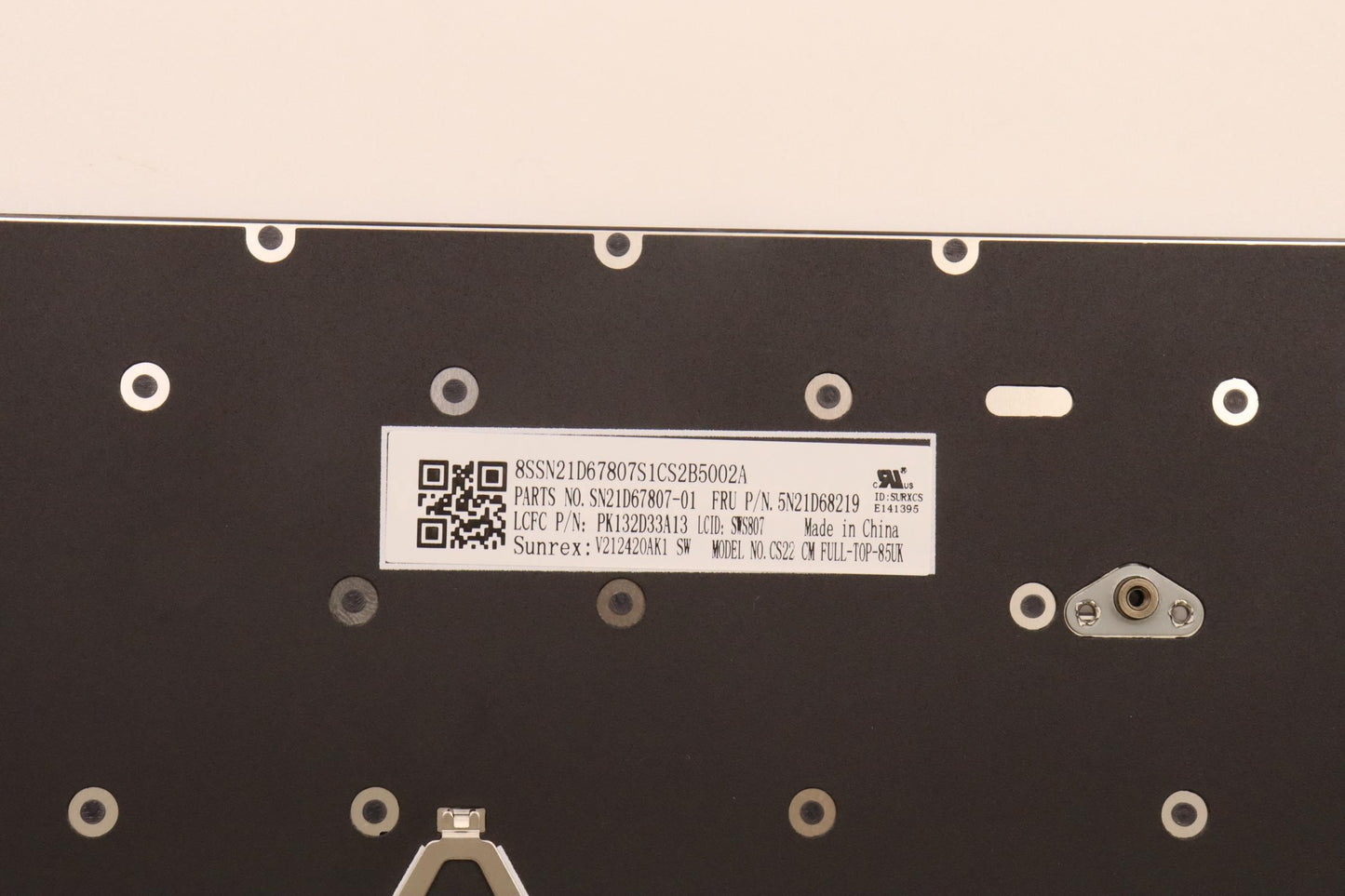 Lenovo Nb_Kyb Cs22 Fl Top,Bk-Nbl,Srx, - 5N21D68219