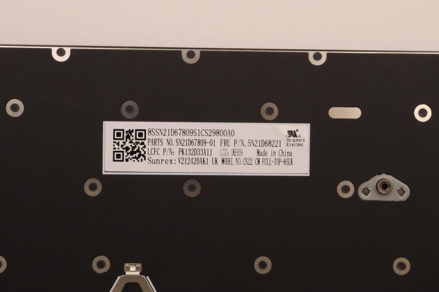 Lenovo Nb_Kyb Cs22 Fl Top,Bk-Nbl,Srx, - 5N21D68221