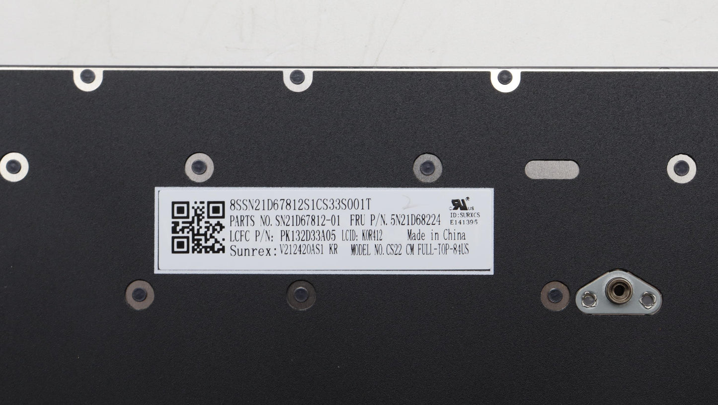 Lenovo Nb_Kyb Cs22 Fl Top,Bk-Nbl,Srx, - 5N21D68224