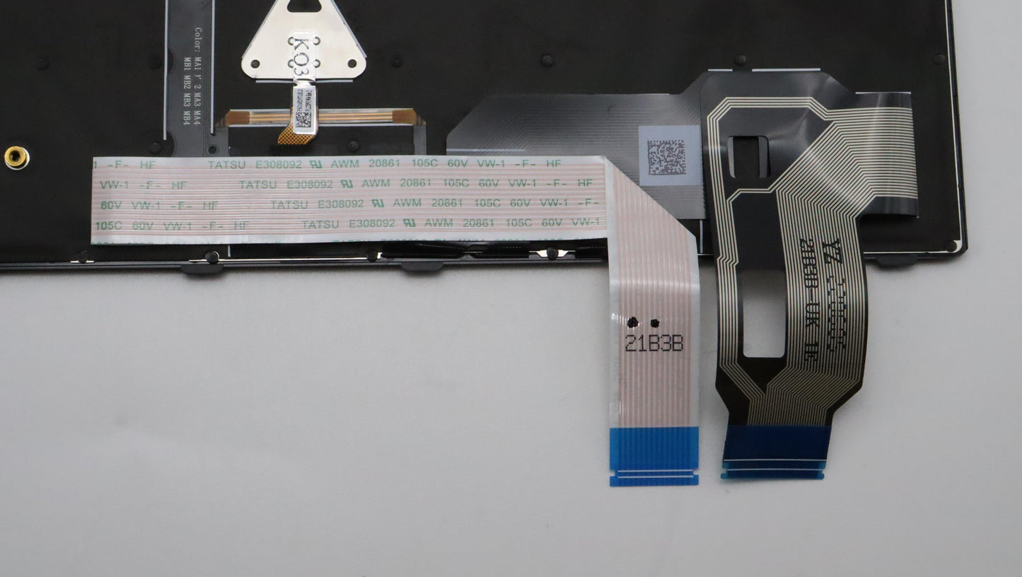 Lenovo - Keyboard Internal, Canadian French 058, BackLight, Black - 5N21D68236