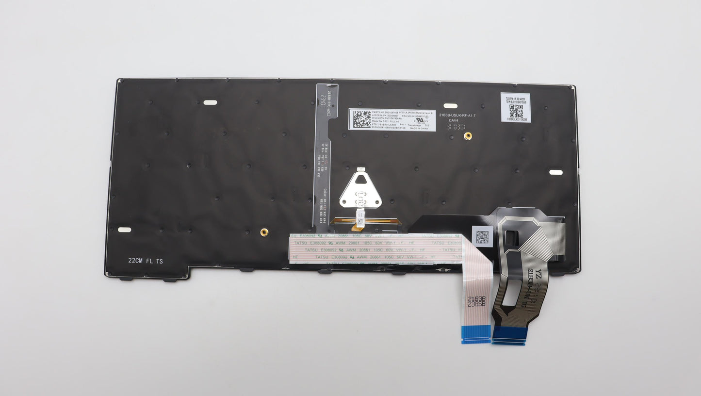 Lenovo Nb_Kyb Cs22 Fl Top,Bk-Bl,Tri,L - 5N21D68237