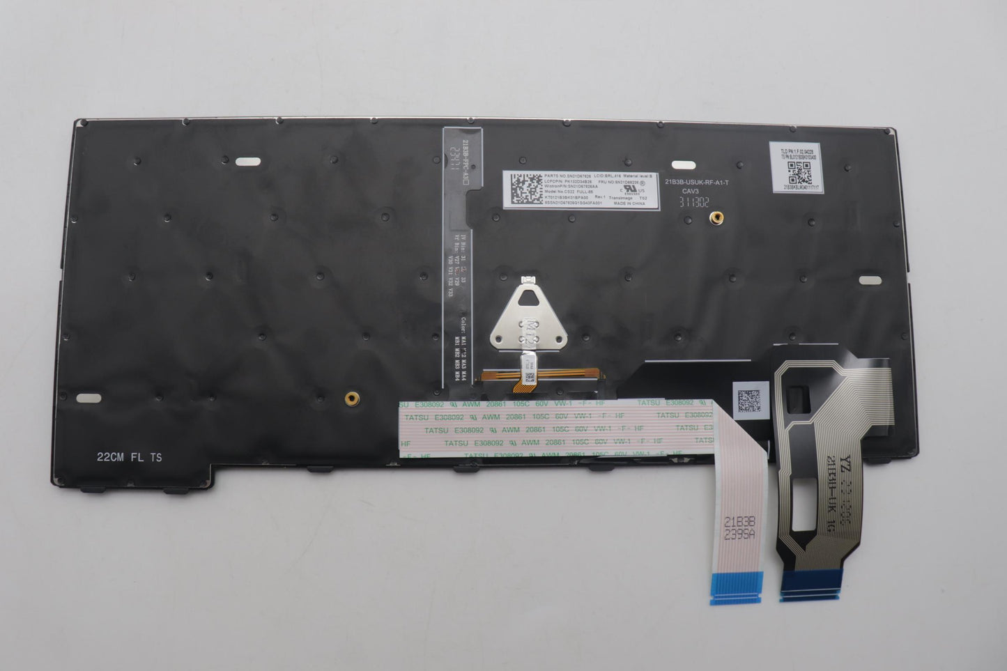 Lenovo Nb_Kyb Cs22 Fl Top,Bk-Bl,Tri,B - 5N21D68238