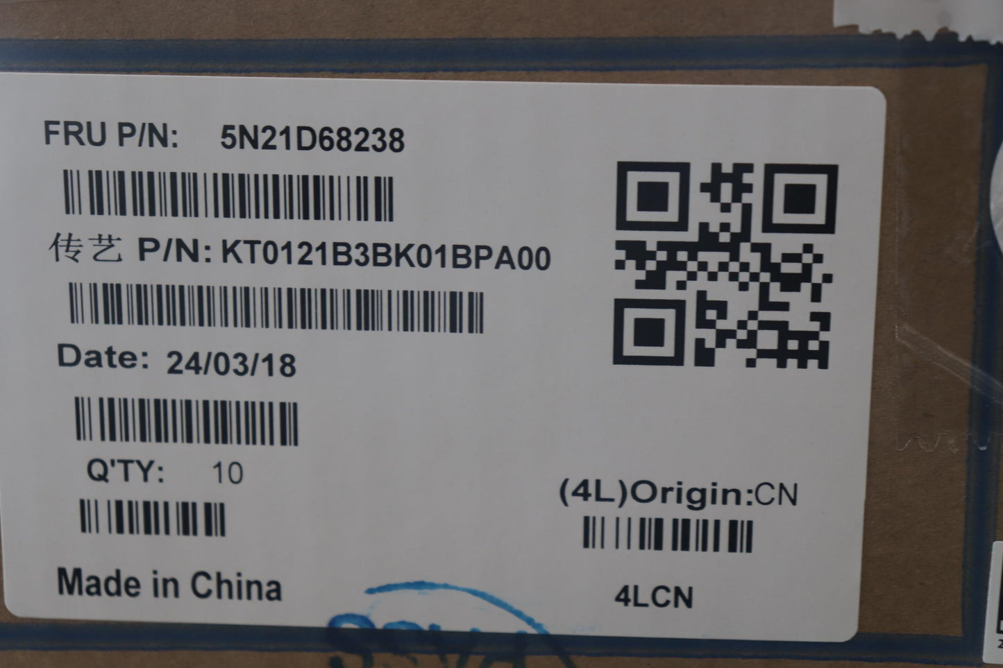 Lenovo Nb_Kyb Cs22 Fl Top,Bk-Bl,Tri,B - 5N21D68238