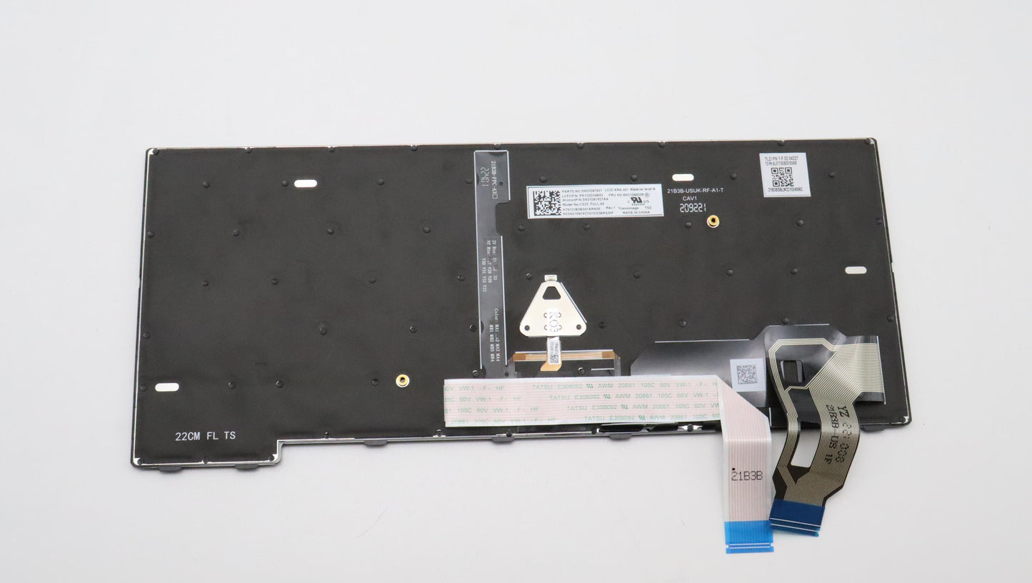 Lenovo Nb_Kyb Cs22 Fl Top,Bk-Bl,Tri,A - 5N21D68239