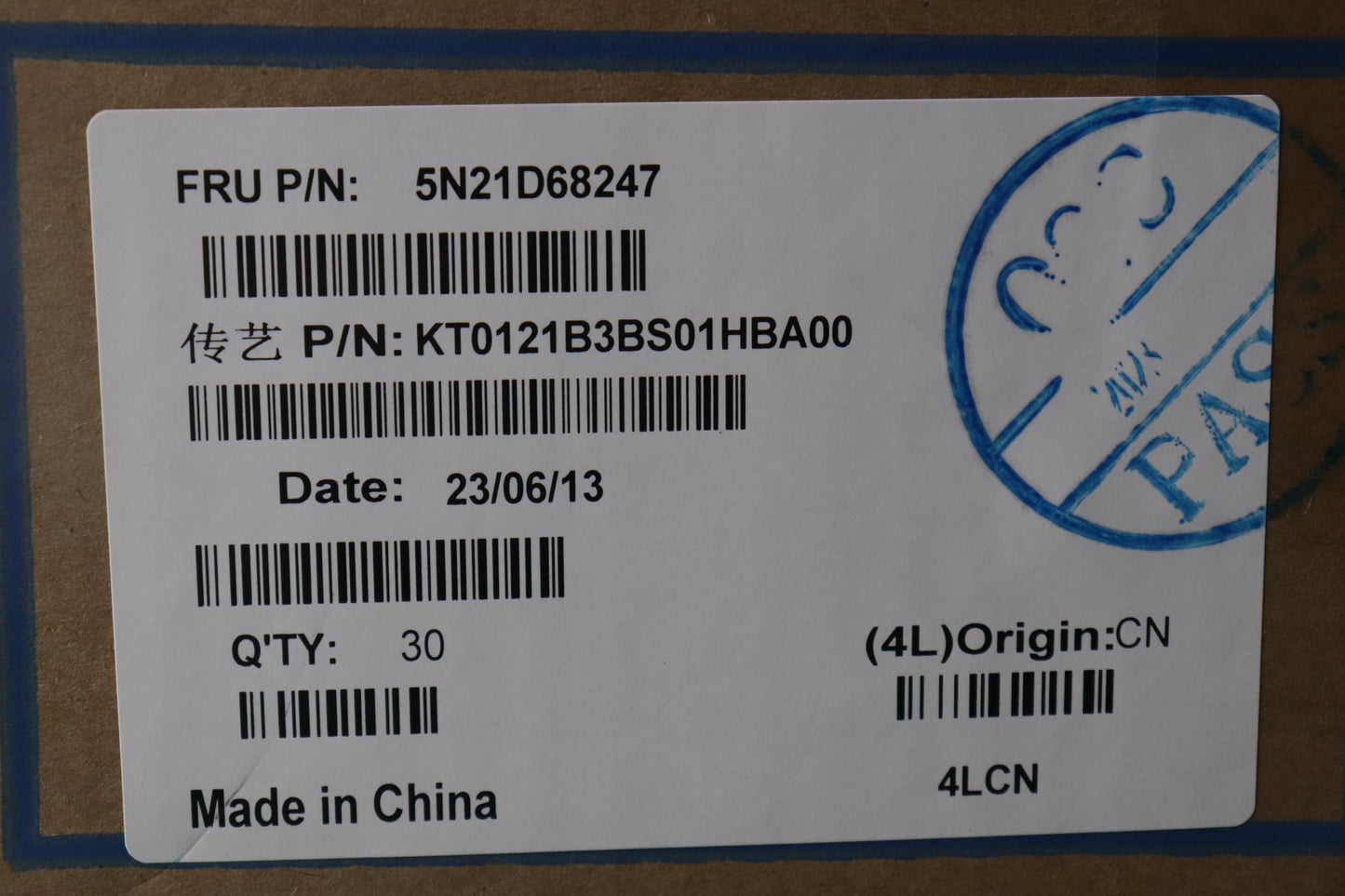 Lenovo Nb_Kyb Cs22 Fl Top,Bk-Bl,Tri,H - 5N21D68247