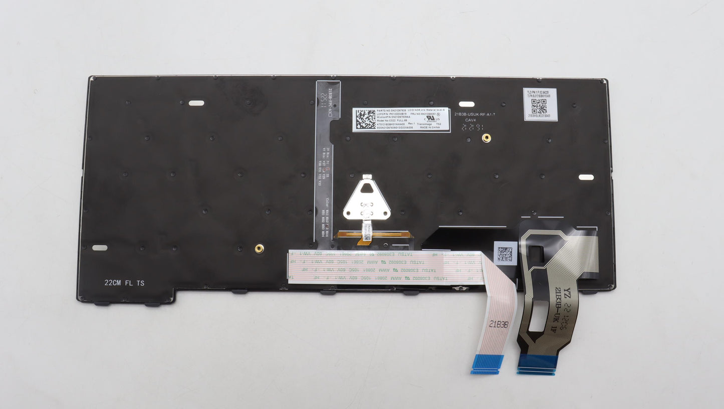 Lenovo Nb_Kyb Cs22 Fl Top,Bk-Bl,Tri,N - 5N21D68251