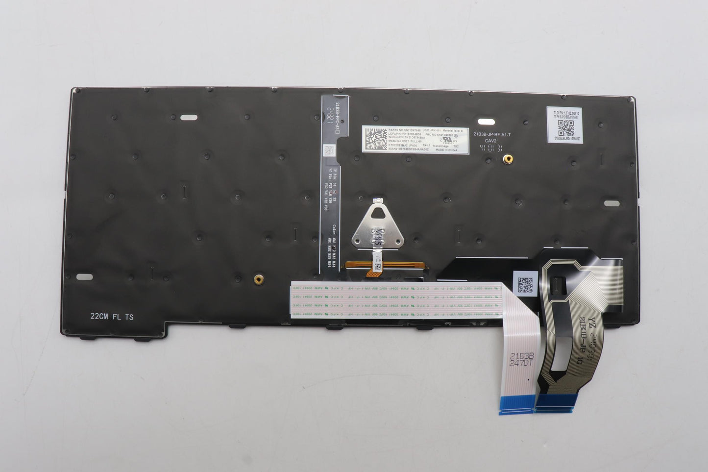 Lenovo Nb_Kyb Cs22 Fl Top,Bk-Bl,Tri,J - 5N21D68260