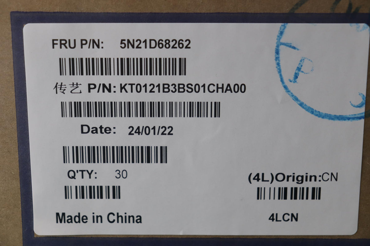 Lenovo Nb_Kyb Cs22 Fl Top,Bk-Bl,Tri,T - 5N21D68262