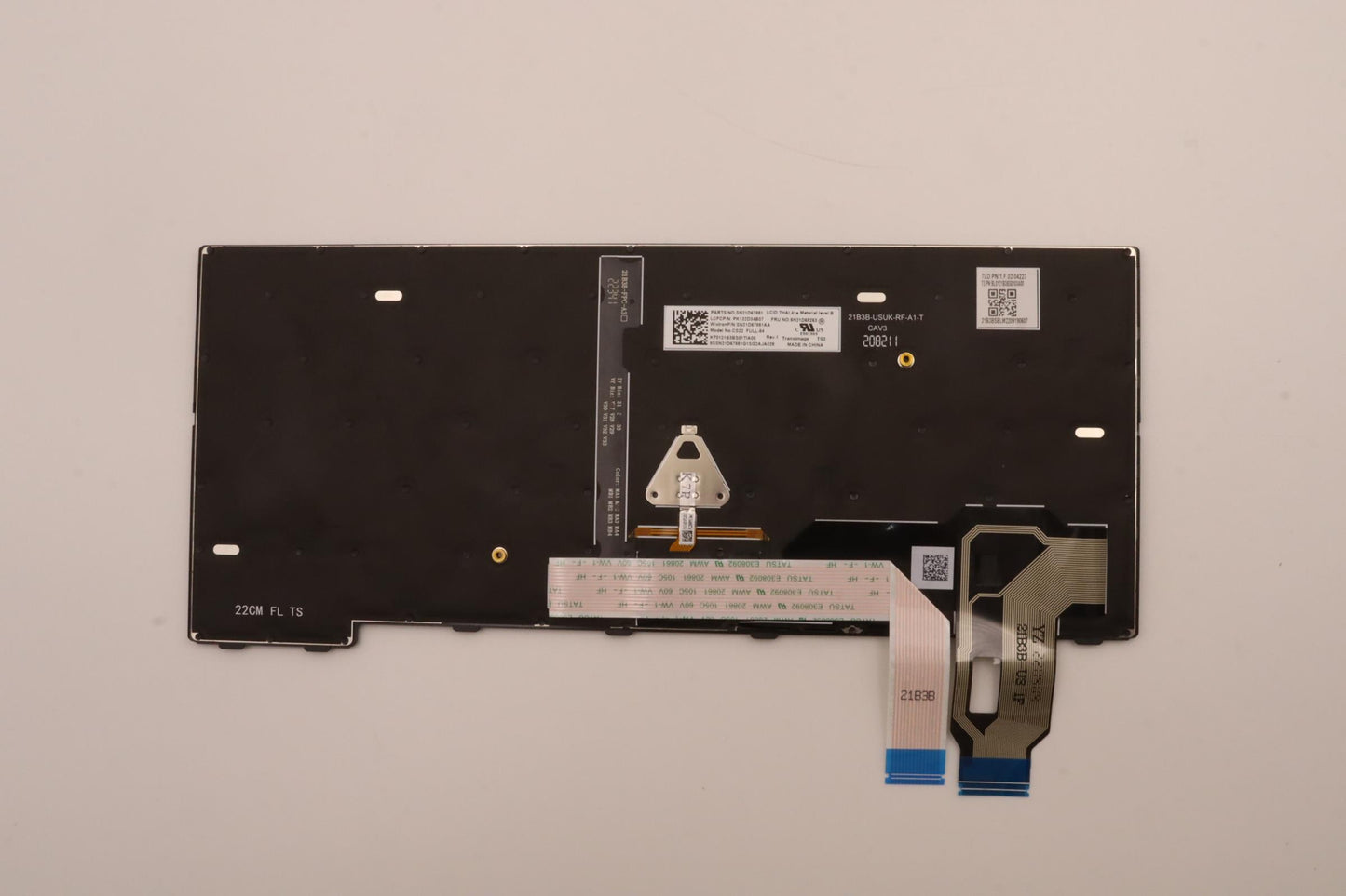 Lenovo Nb_Kyb Cs22 Fl Top,Bk-Bl,Tri,T - 5N21D68263