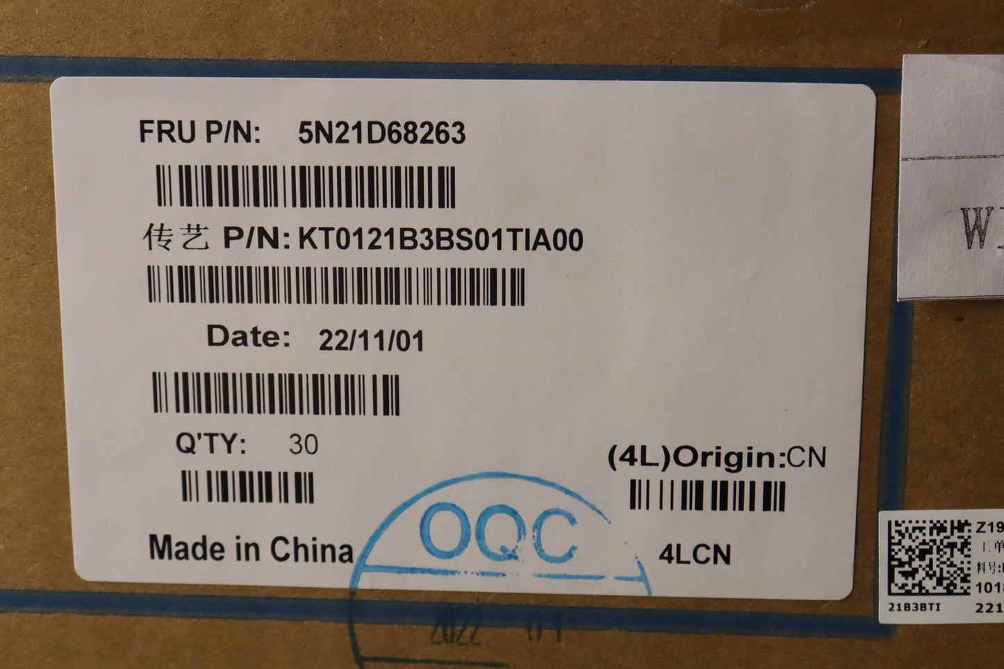 Lenovo Nb_Kyb Cs22 Fl Top,Bk-Bl,Tri,T - 5N21D68263